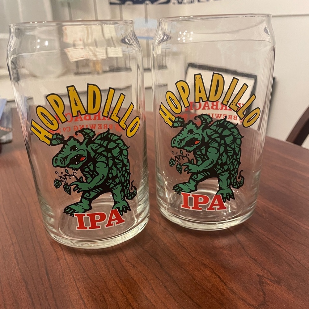 Set of Karbach Houston TX Beer glasses